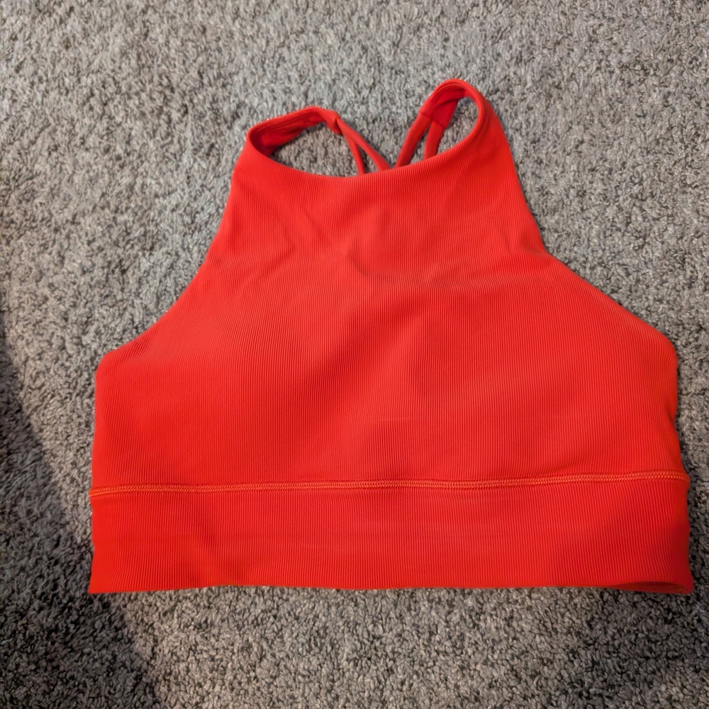 lululemon athletica Red Sports Bra